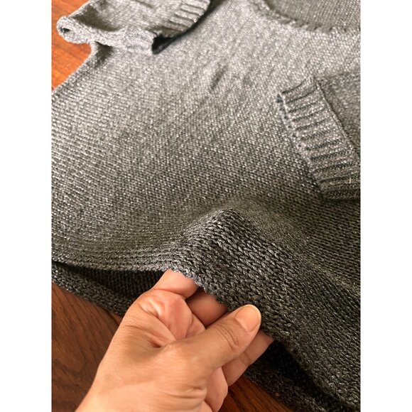 Eileen Fisher Women’s Italian yarn Grey Sweater sz XL - Picture 2 of 6